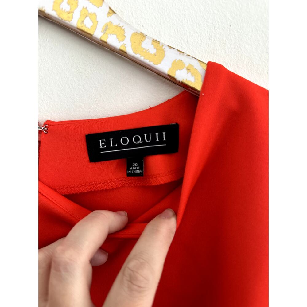 Eloquii Women's Plus Red Bed Sleeve Dress | Size 20 - Picture 4 of 5